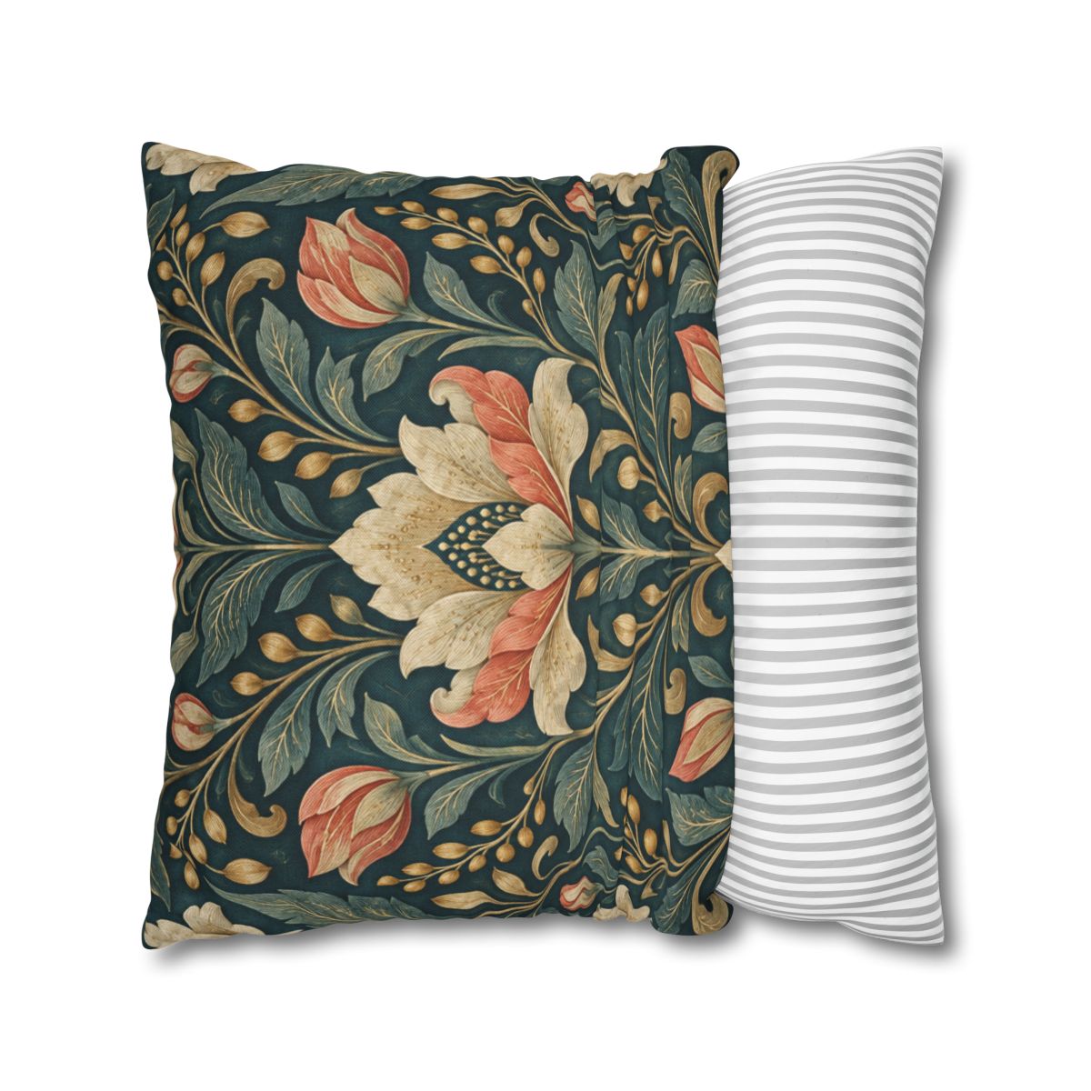 Floral Pulse Brocade unique gift pillow cases [AI-1fa9122a-754e4303aa13]