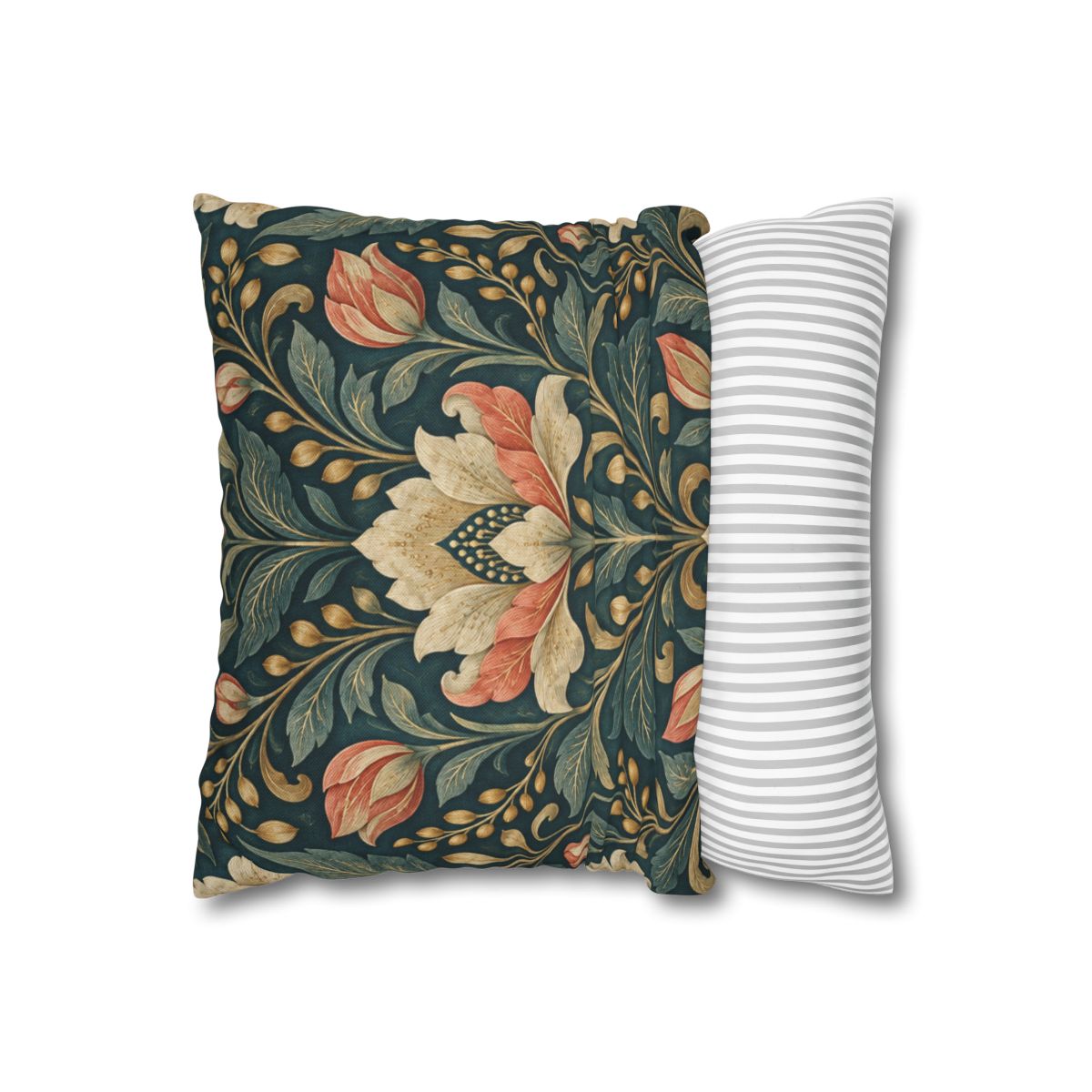 Floral Pulse Brocade unique gift pillow cases [AI-1fa9122a-66263ba0e482]