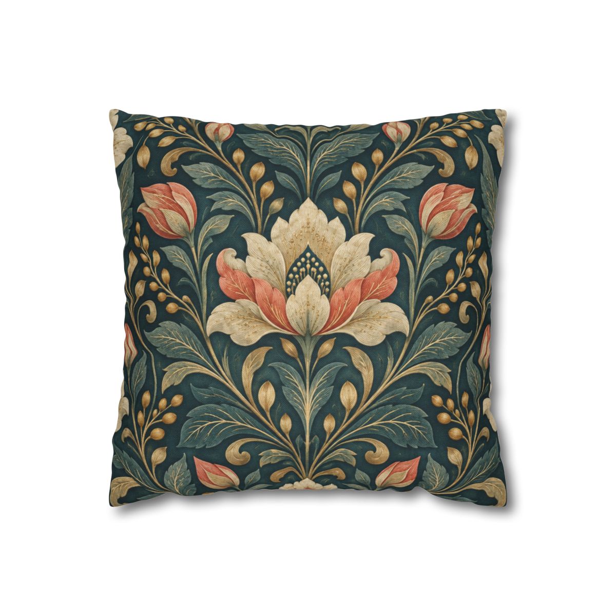 Floral Pulse Brocade unique gift pillow cases [AI-1fa9122a-494142c8c8ff]