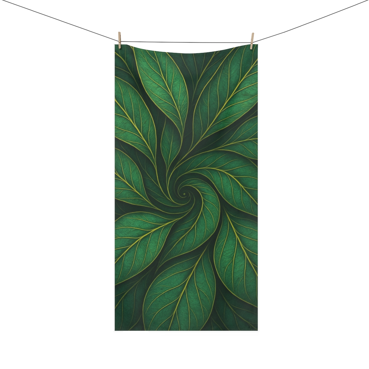 Foliage Vein Interlace soft cotton towels