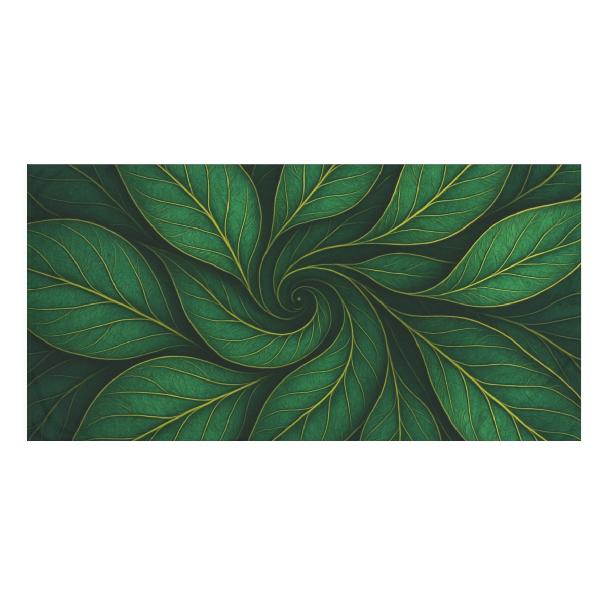 Foliage Vein Interlace soft cotton towels