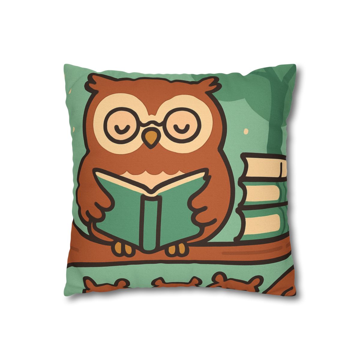 Forest Library Owl comfortable bedding pillow covers