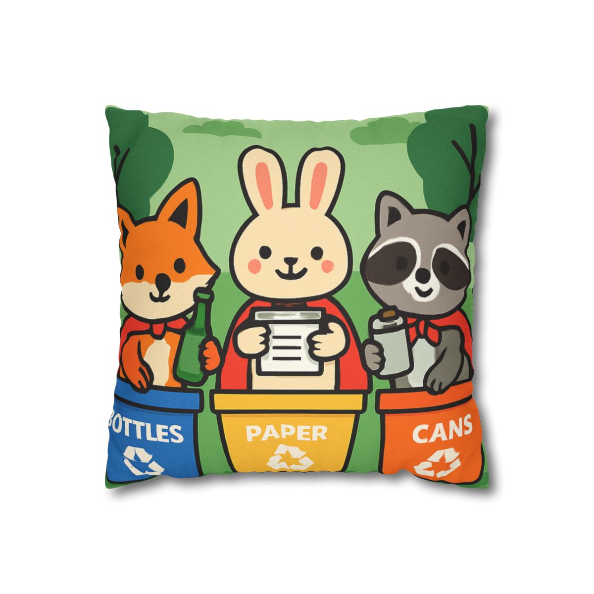 Forest Recycle Rangers unique gift pillow cases