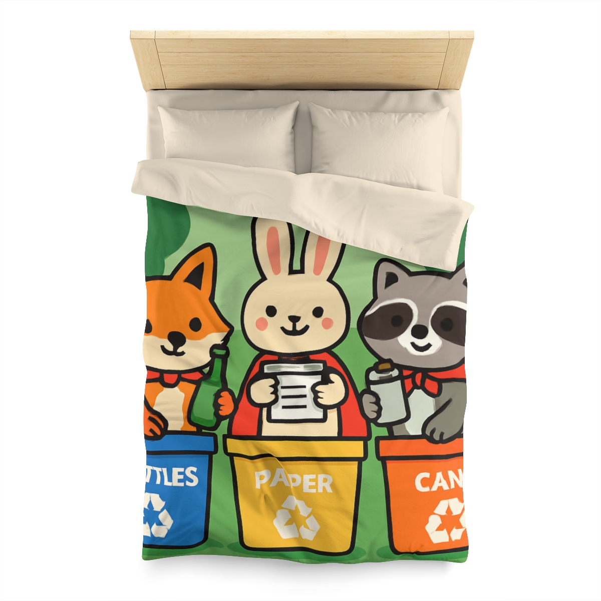 Forest Recycle Rangers unique patterned duvets