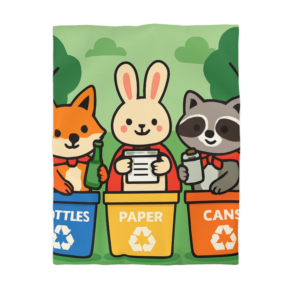 Forest Recycle Rangers unique patterned duvets