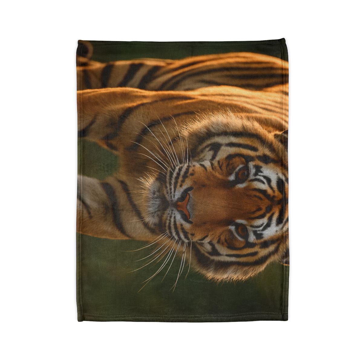 Forest Stalker Bengal Tiger soft fleece blankets