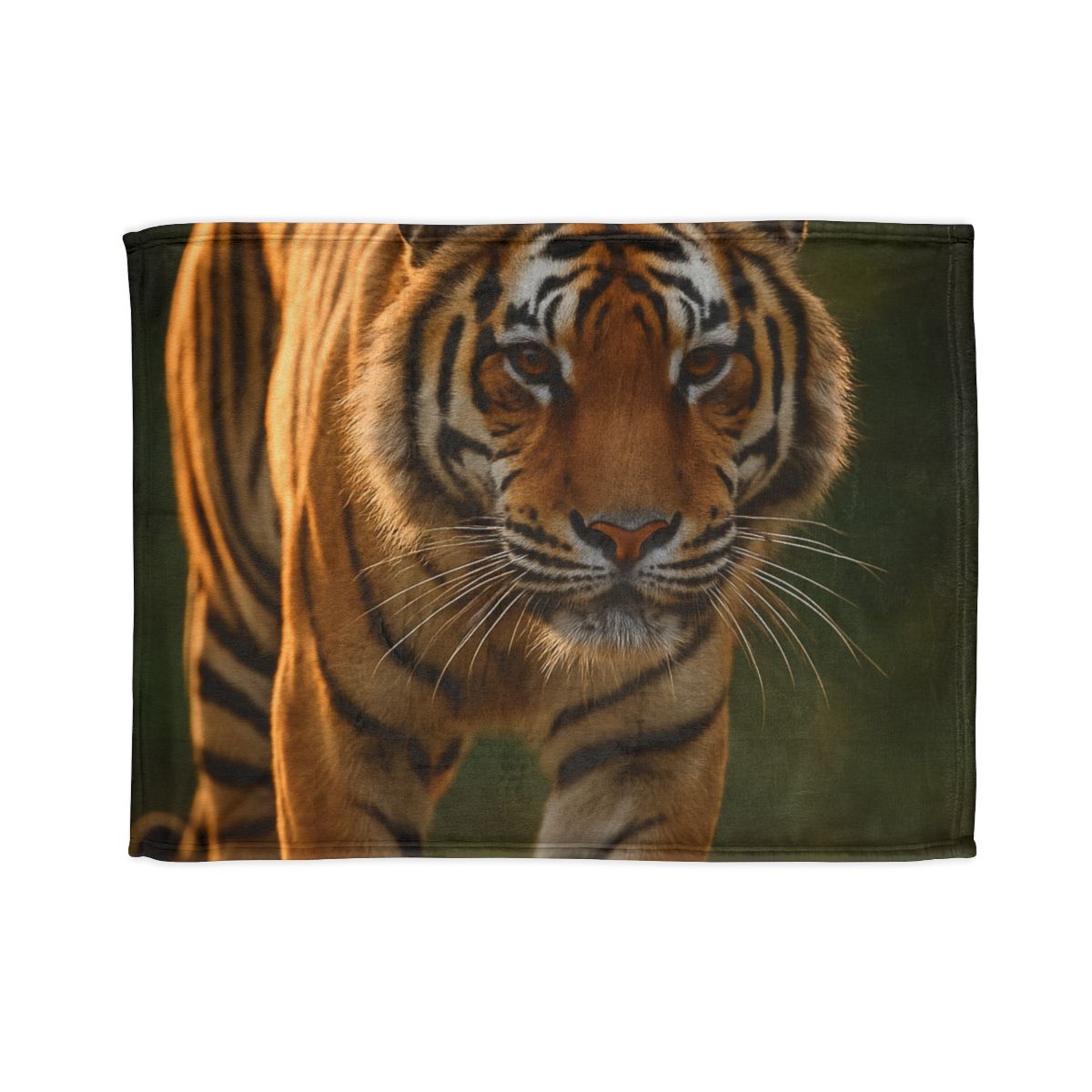 Forest Stalker Bengal Tiger soft fleece blankets