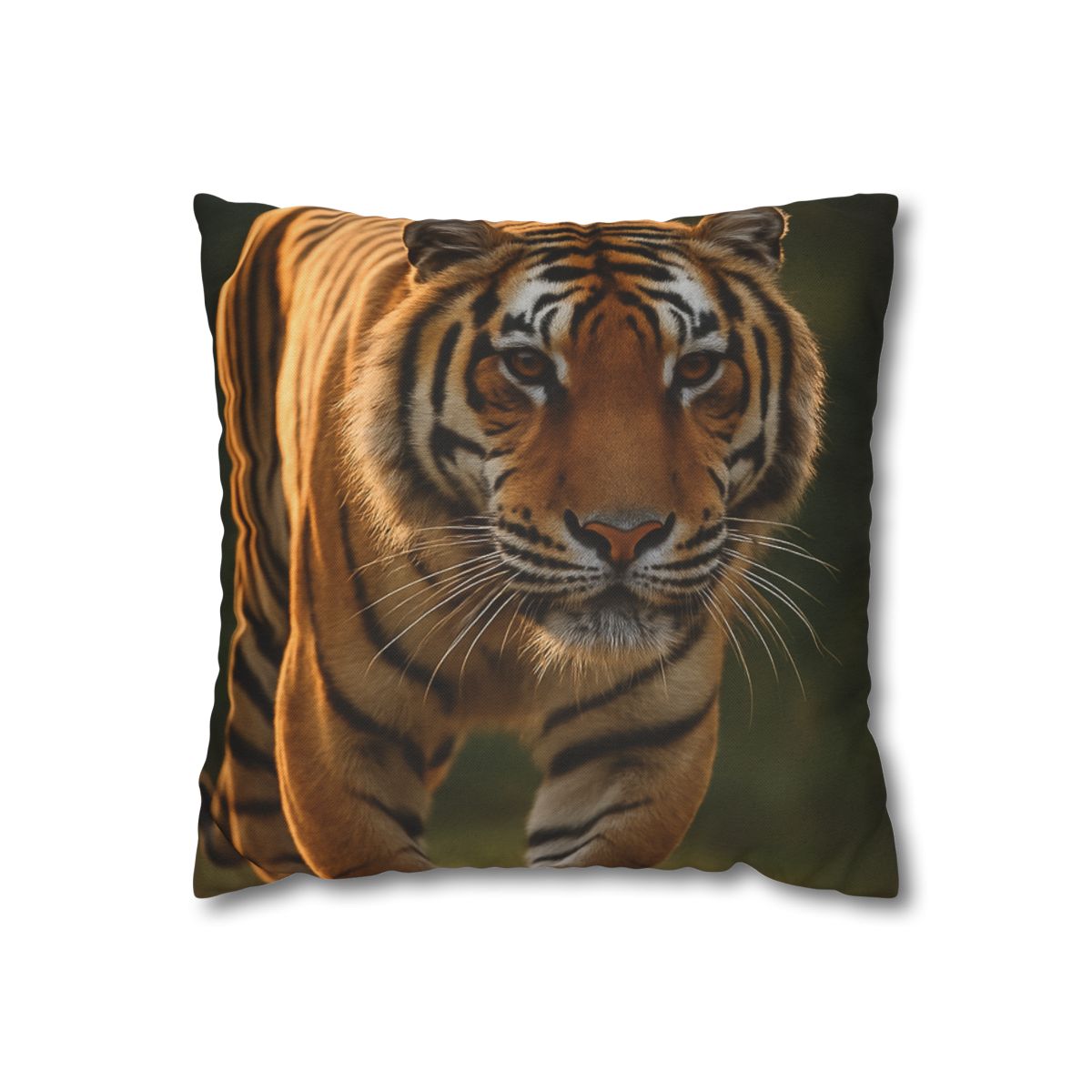 Forest Stalker Bengal Tiger personalized pillow covers