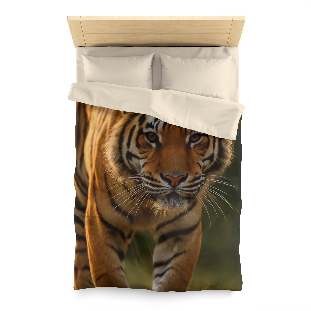 Forest Stalker Bengal Tiger designer printed duvets