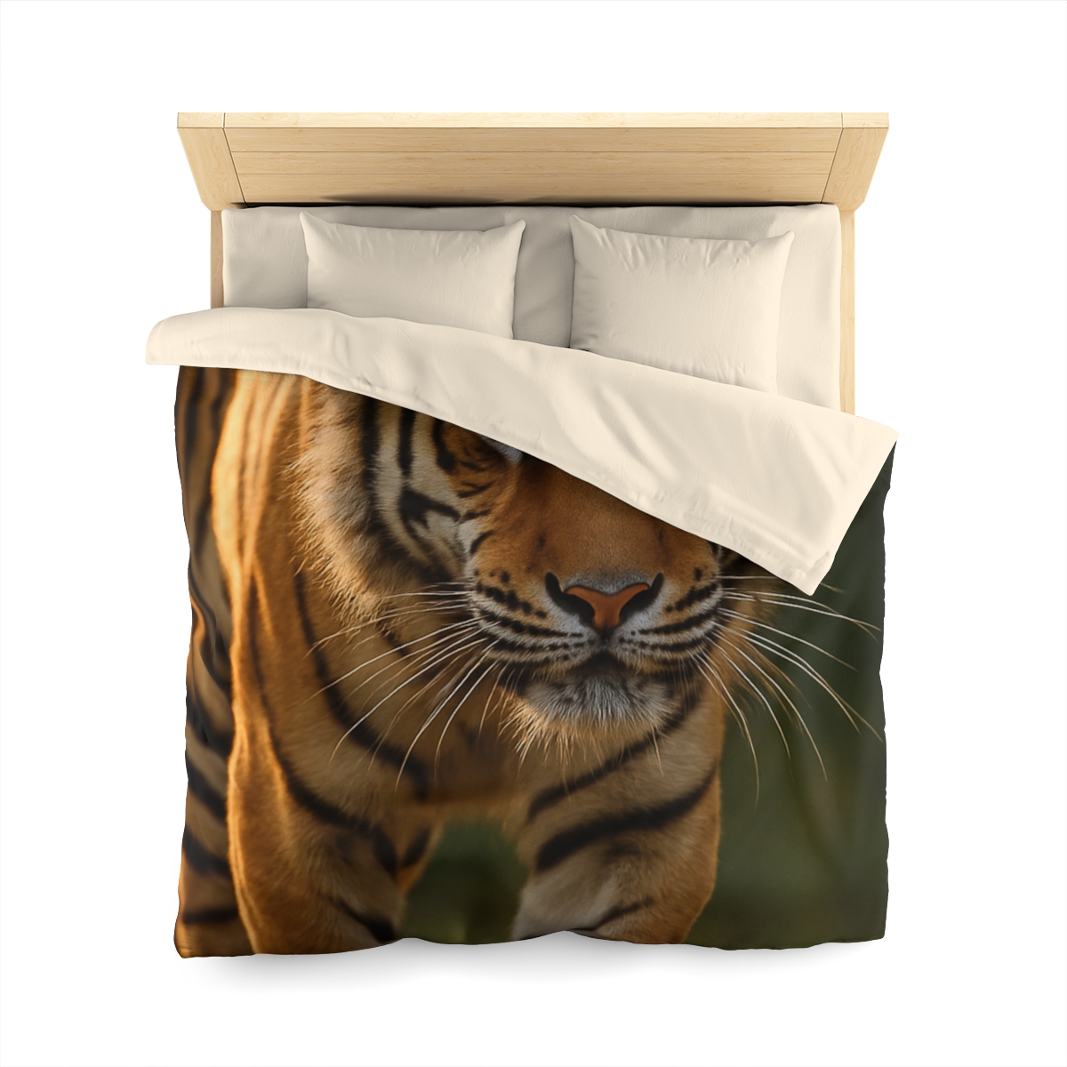 Forest Stalker Bengal Tiger designer printed duvets