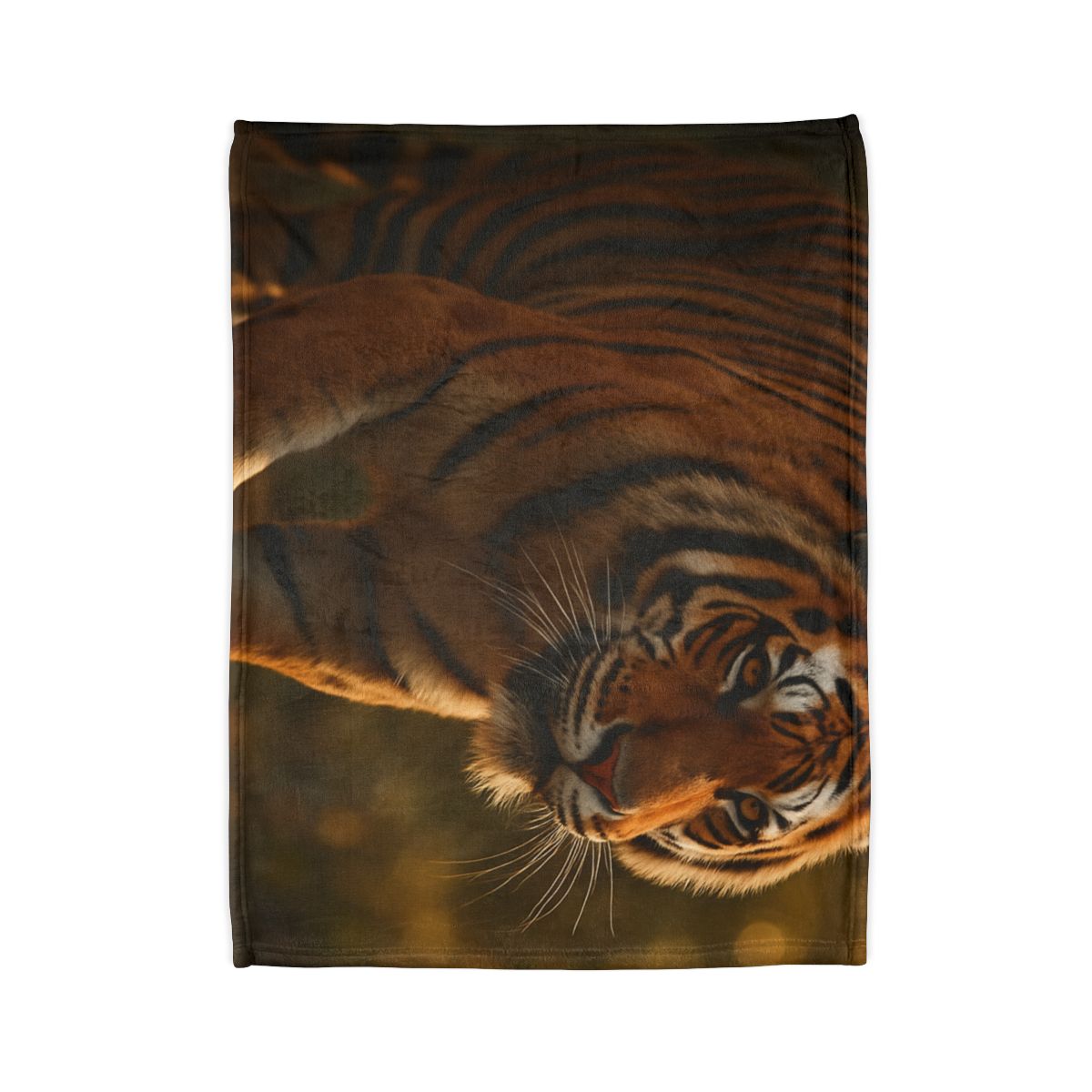 Forest Stalker Bengal Tiger designer printed blankets
