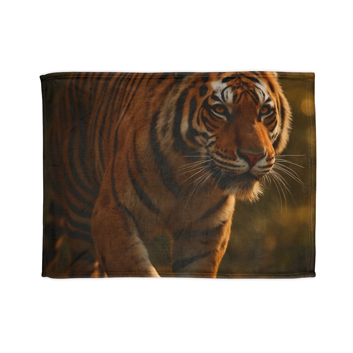 Forest Stalker Bengal Tiger designer printed blankets
