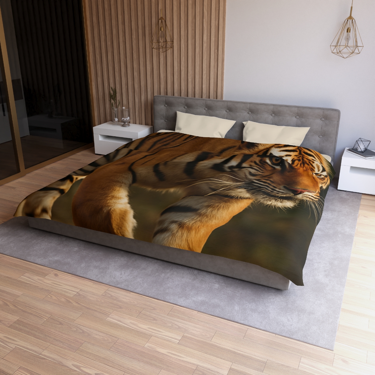 Forest Stalker Bengal Tiger custom duvets