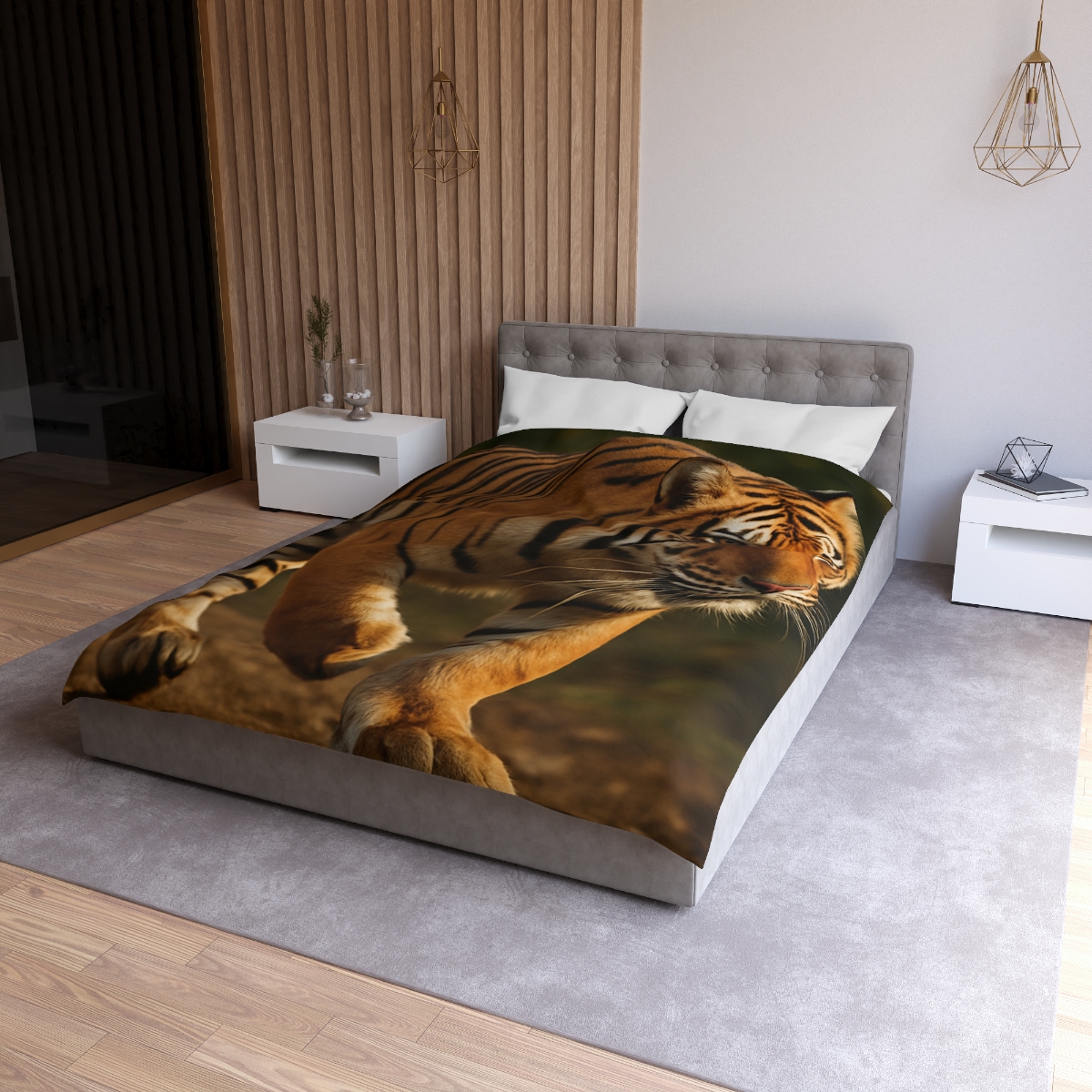 Forest Stalker Bengal Tiger custom duvets