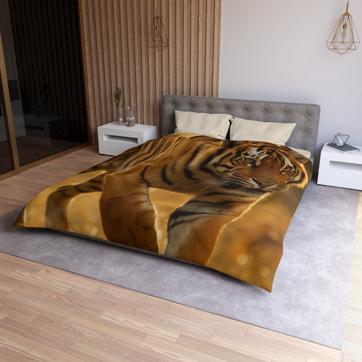 Forest Stalker Bengal Tiger custom duvets