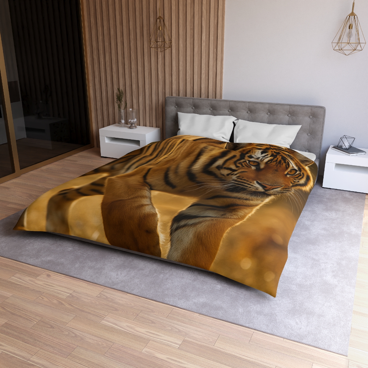 Forest Stalker Bengal Tiger custom duvets