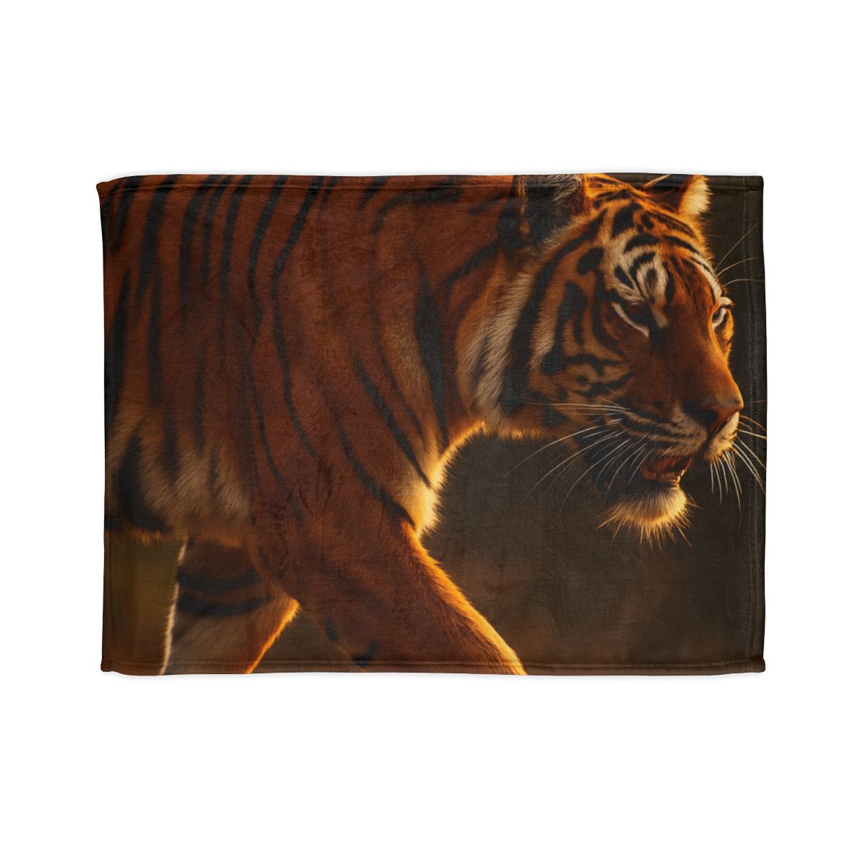Forest Stalker Bengal Tiger unique gift blanketscustom blankets
