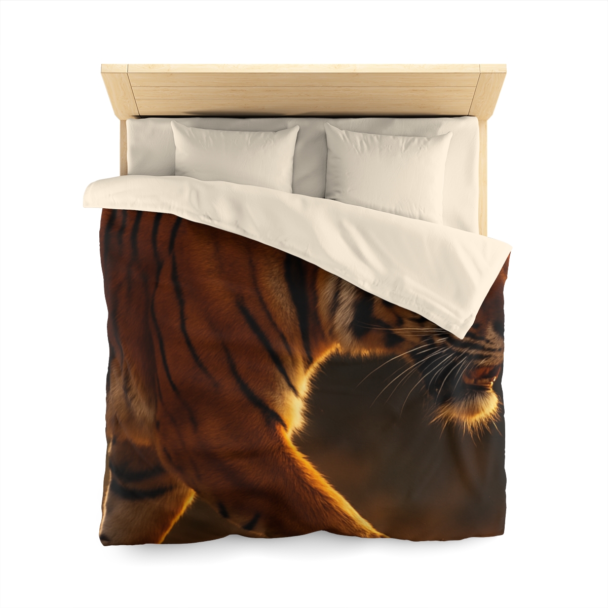 Forest Stalker Bengal Tiger personalized bedding duvets