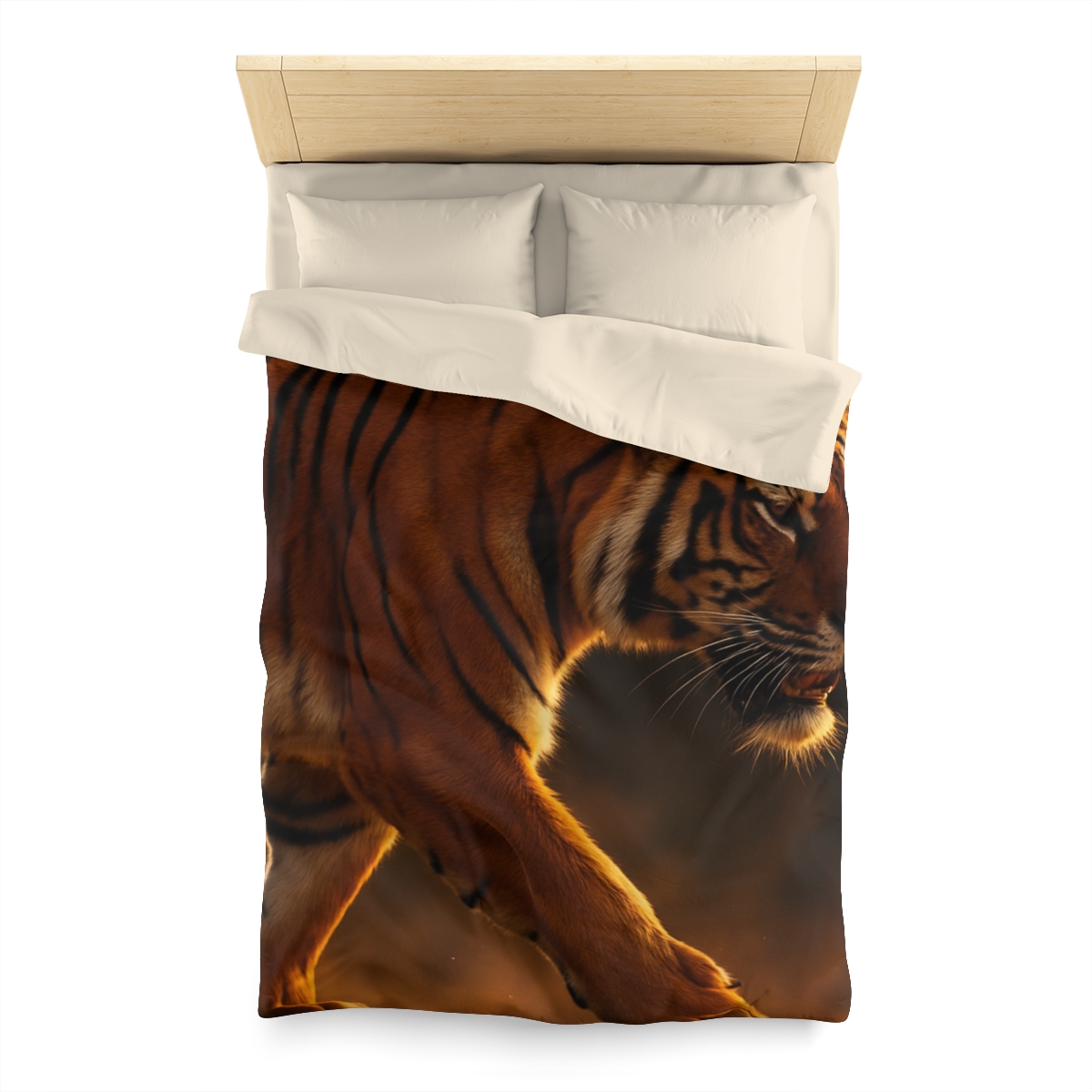 Forest Stalker Bengal Tiger personalized bedding duvets