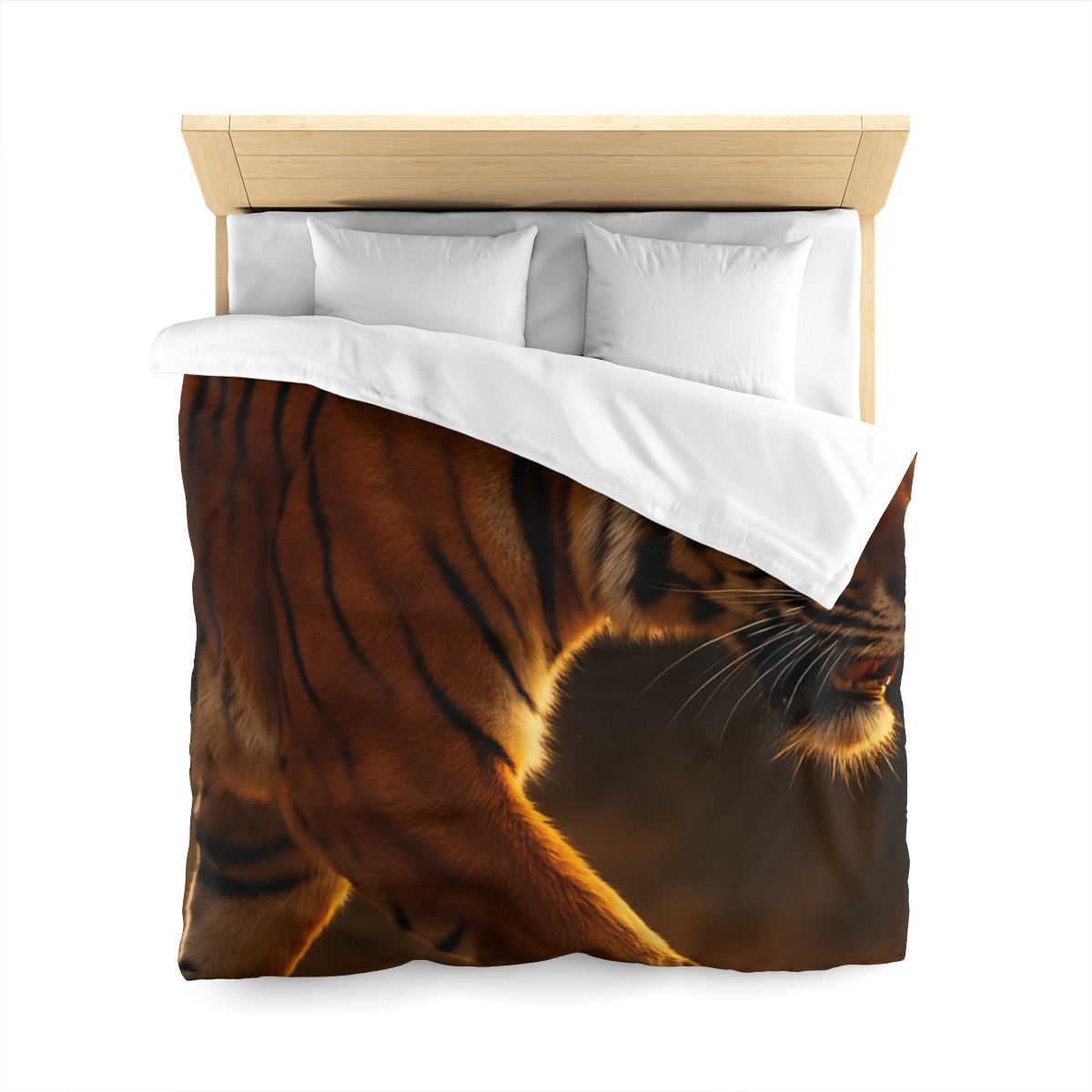 Forest Stalker Bengal Tiger personalized bedding duvets