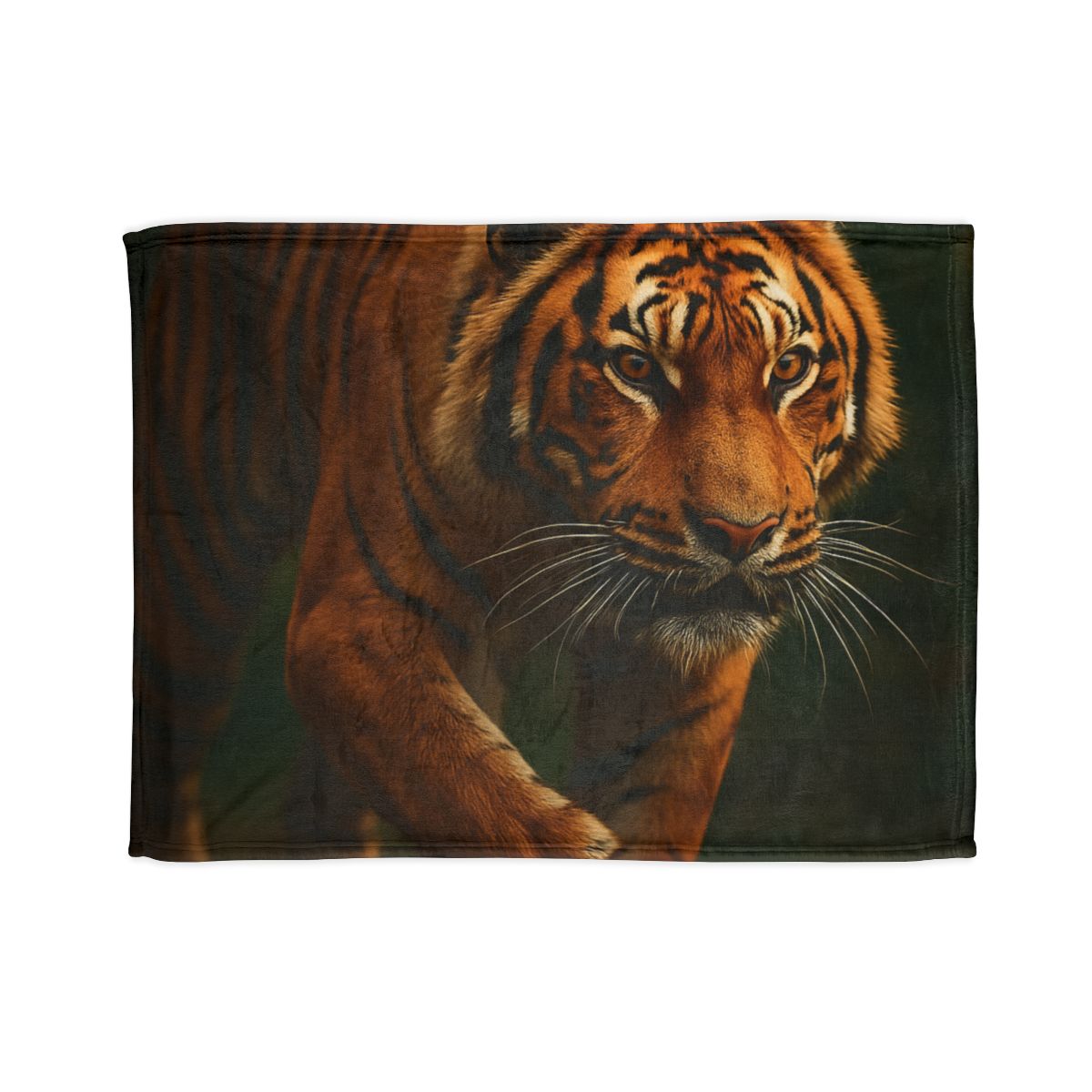 Forest Stalker Bengal Tiger stylish throw blankets
