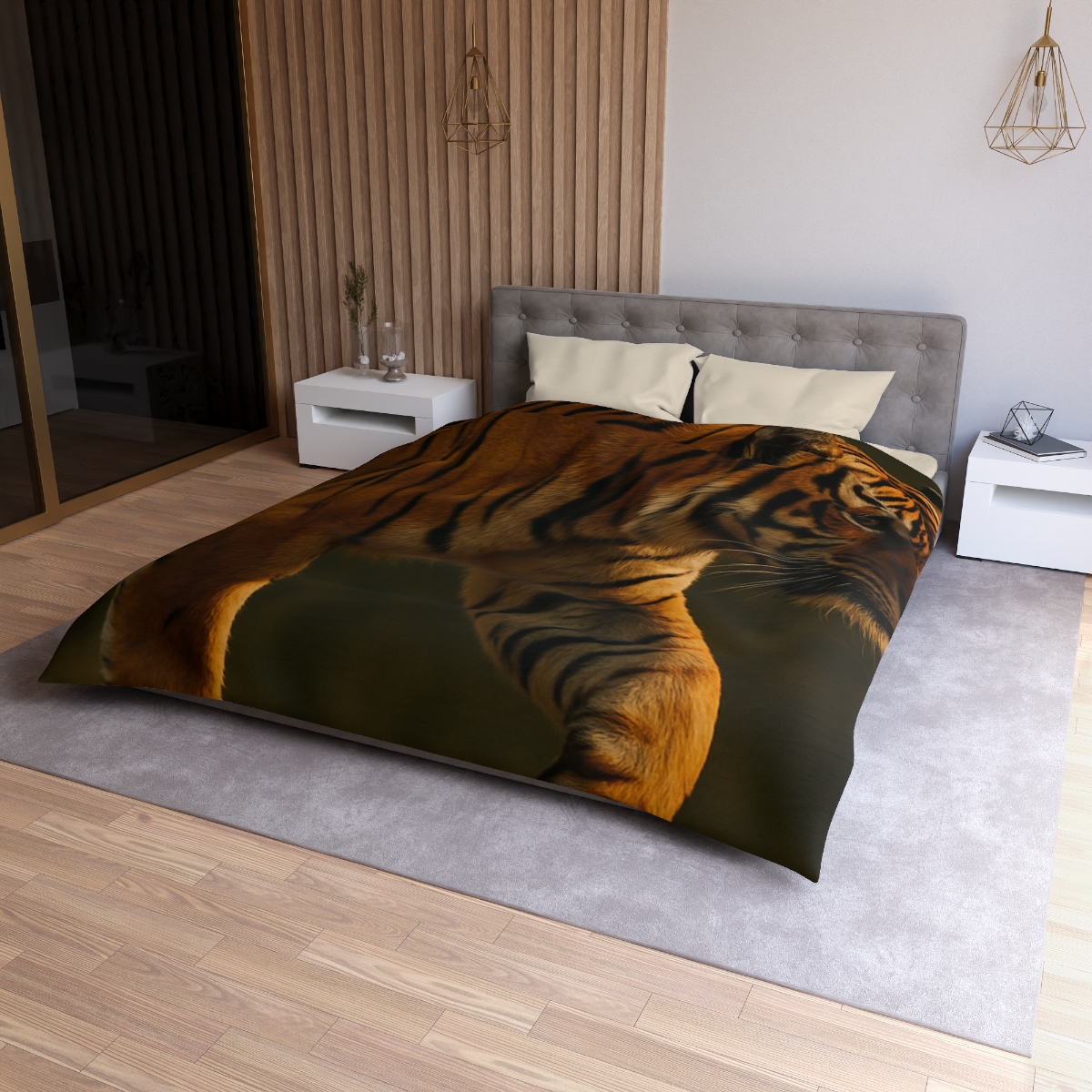 Forest Stalker Bengal Tiger stylish duvet covers