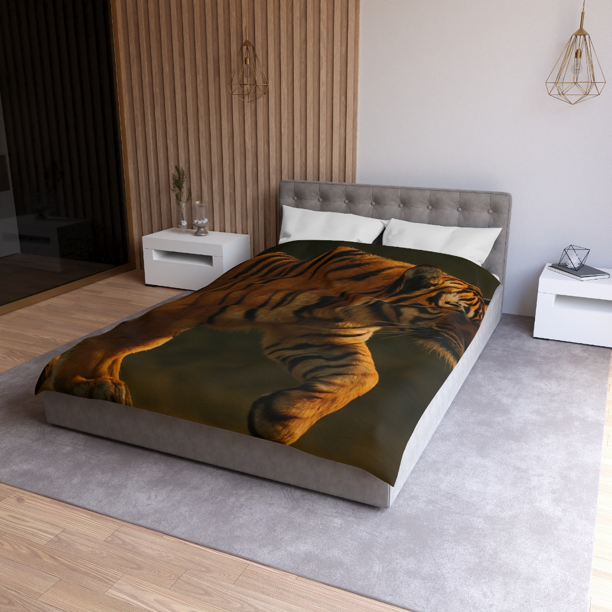 Forest Stalker Bengal Tiger stylish duvet covers