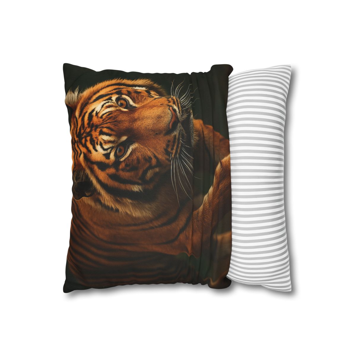 Forest Stalker Bengal Tiger trendy patterned pillow cases