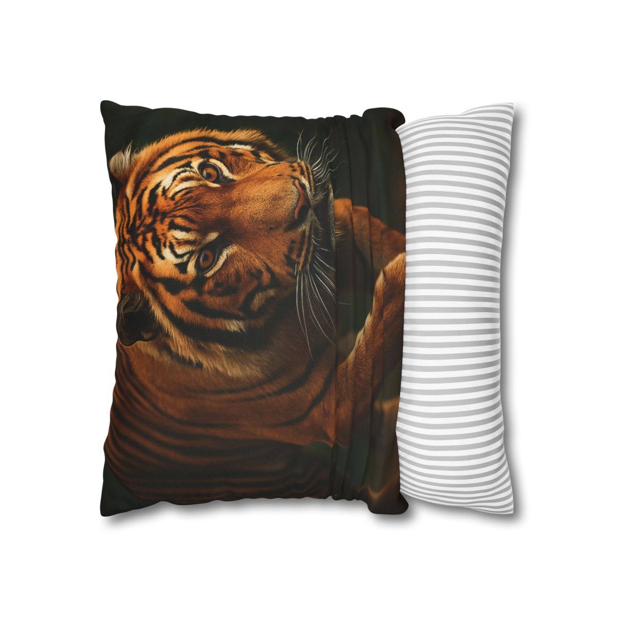 Forest Stalker Bengal Tiger trendy patterned pillow cases