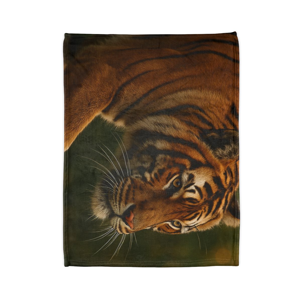 Forest Stalker Bengal Tiger soft fleece blankets