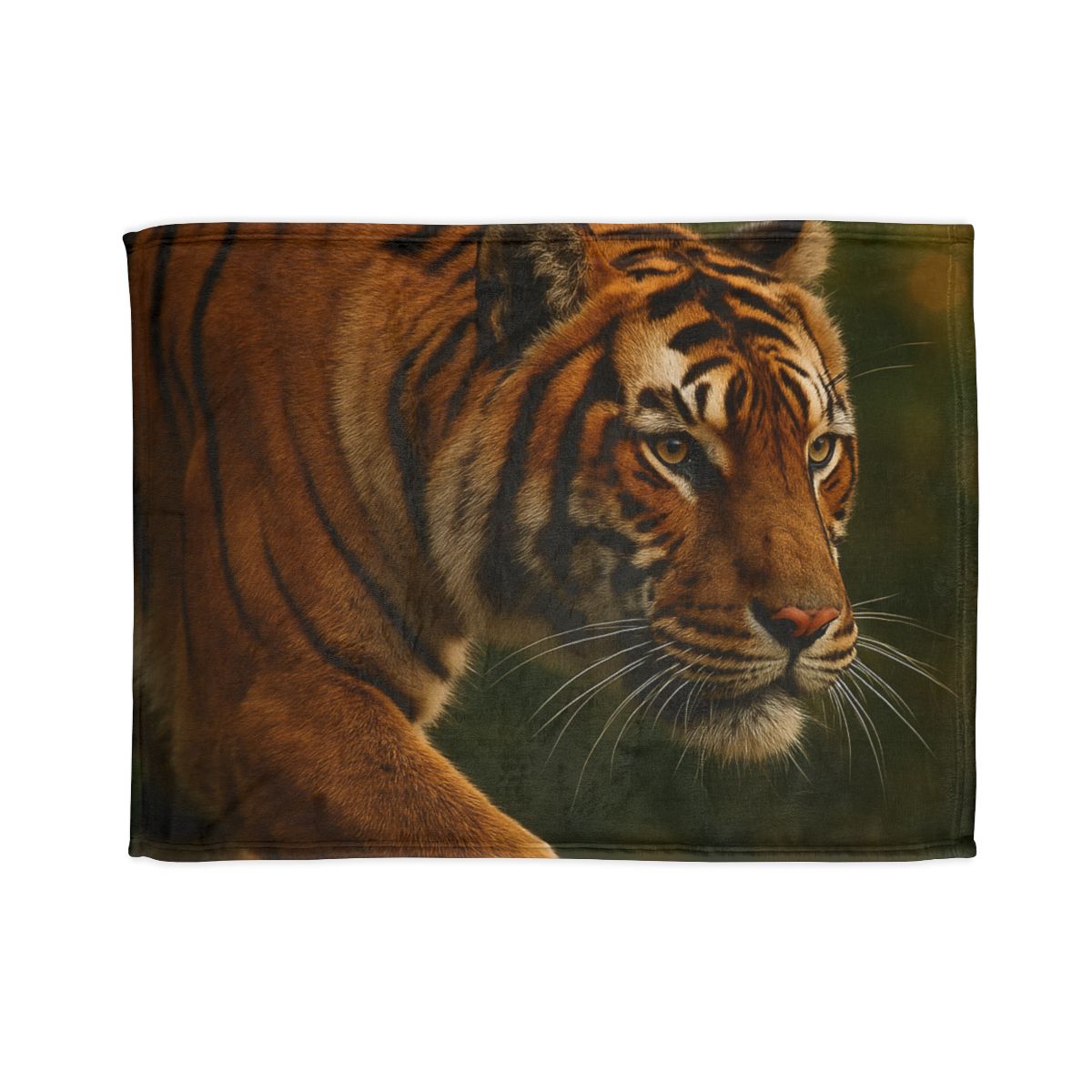 Forest Stalker Bengal Tiger soft fleece blankets