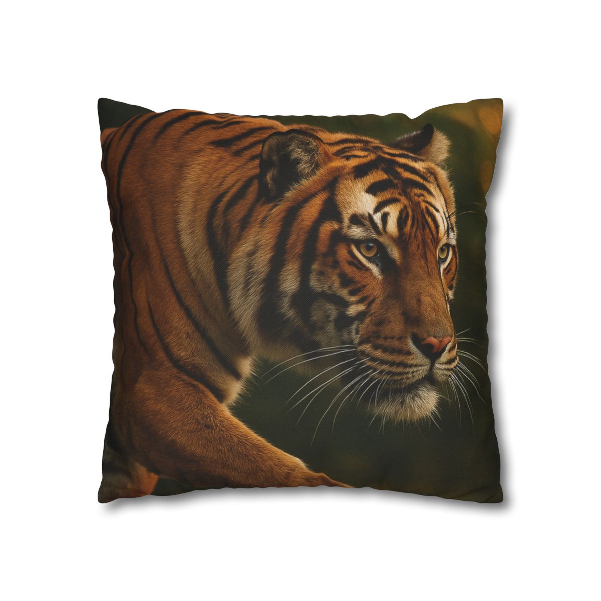 Forest Stalker Bengal Tiger custom pillow cases