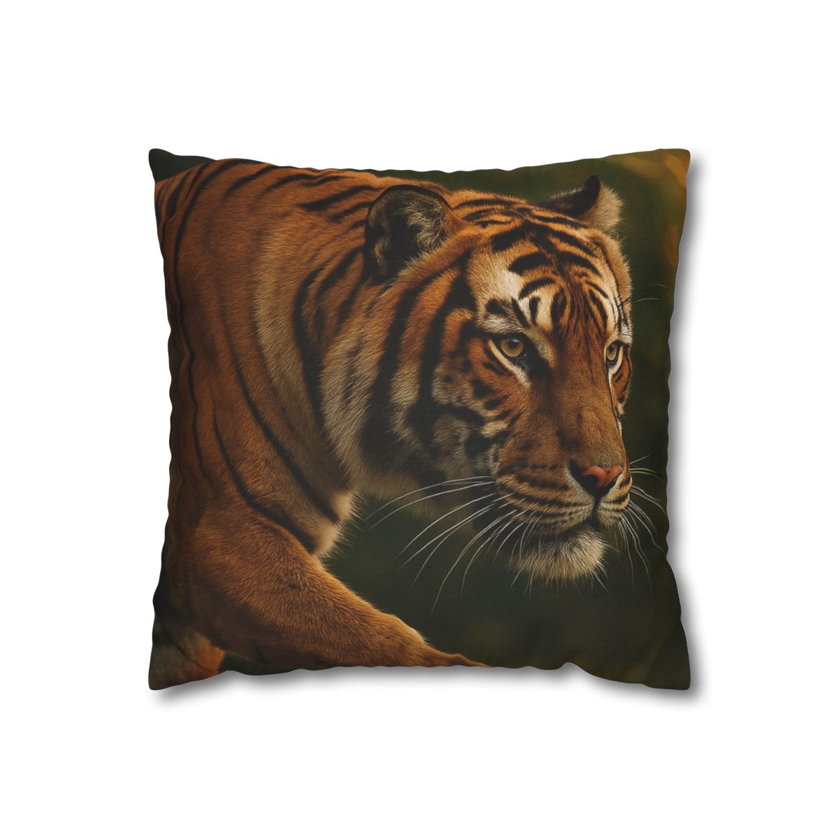 Forest Stalker Bengal Tiger custom pillow cases