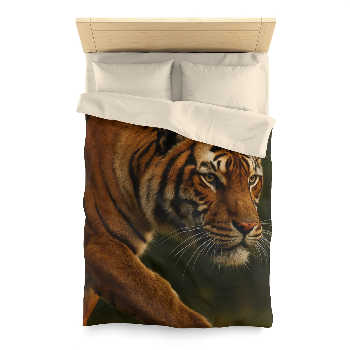 Forest Stalker Bengal Tiger unique patterned duvets