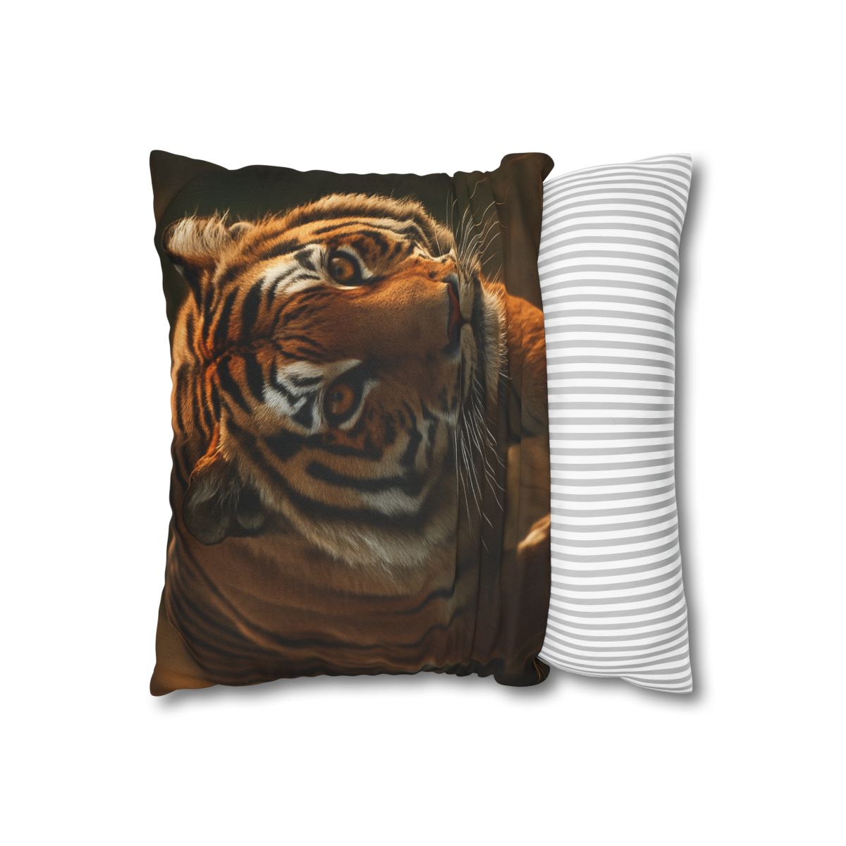 Forest Stalker Bengal Tiger personalized pillow covers