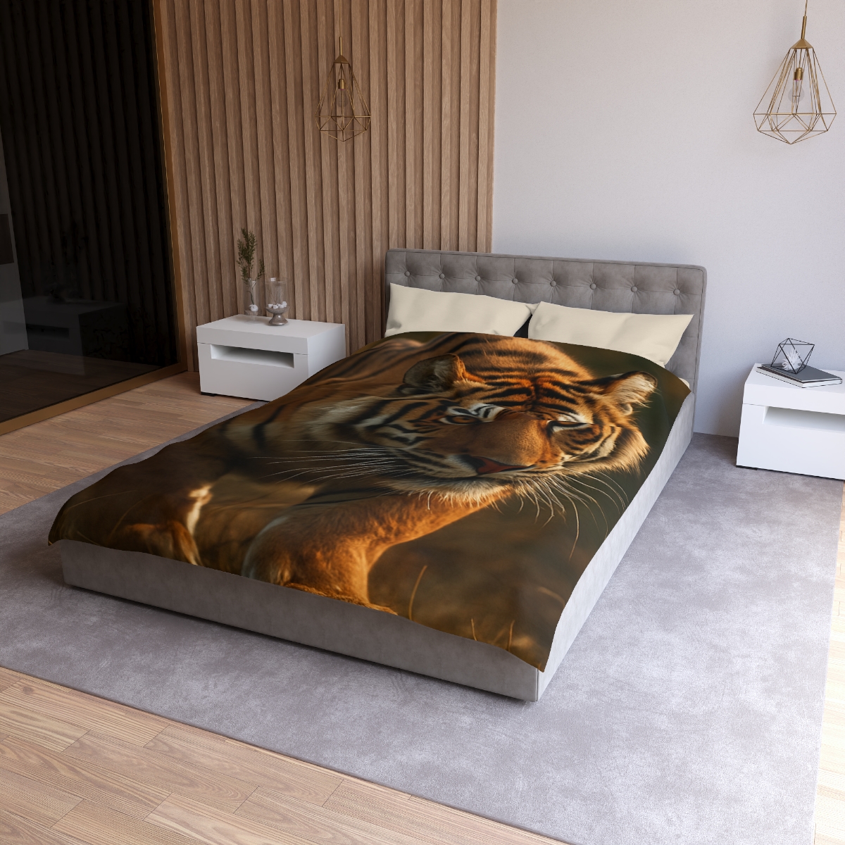 Forest Stalker Bengal Tiger warm winter duvets