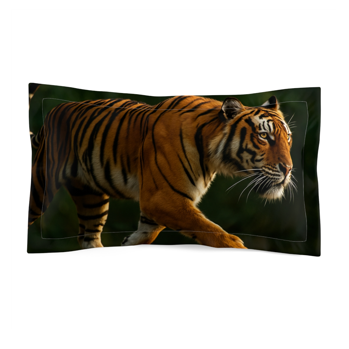 Forest Stalker Bengal Tiger comfortable bed pillows