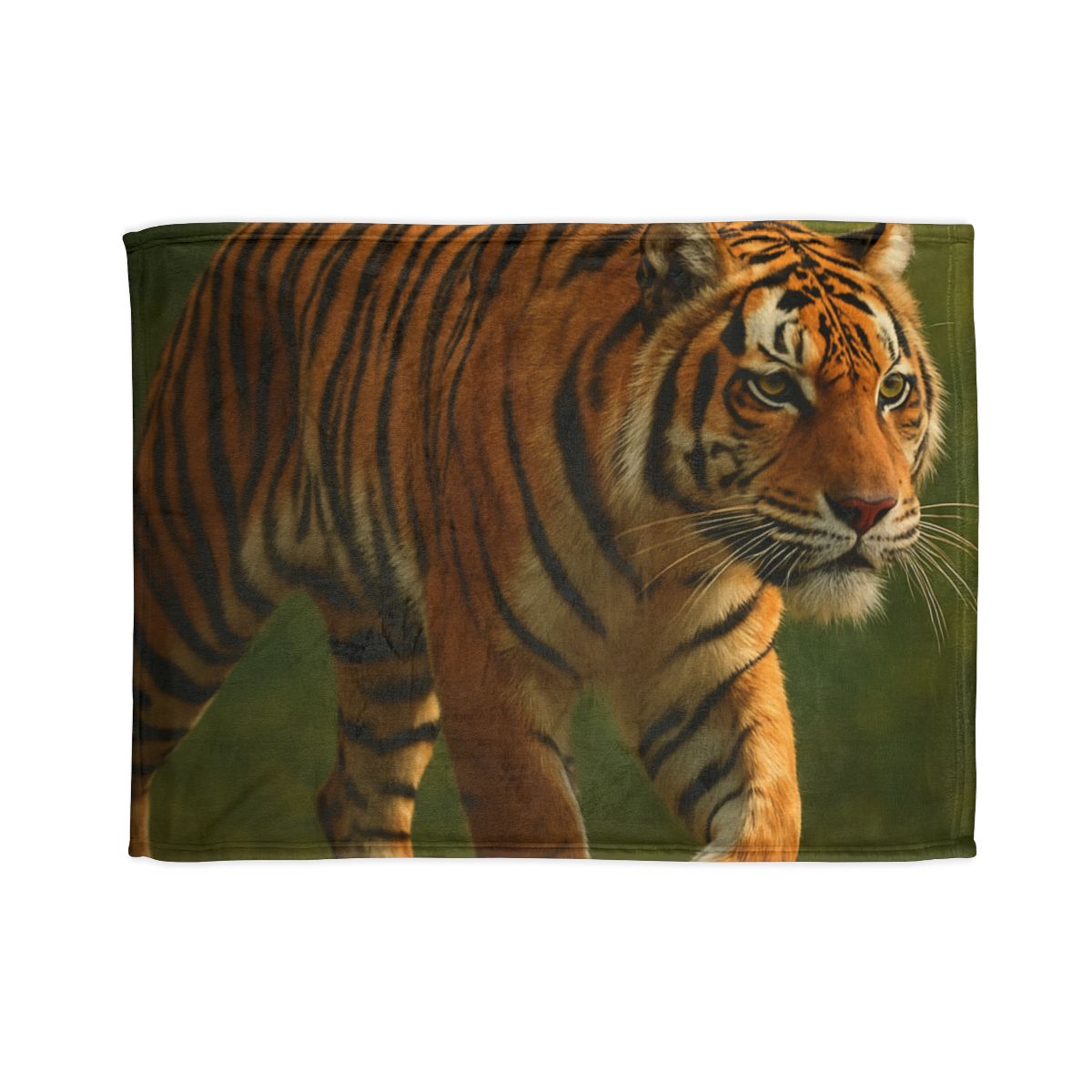 Forest Stalker Bengal Tiger soft fleece blankets