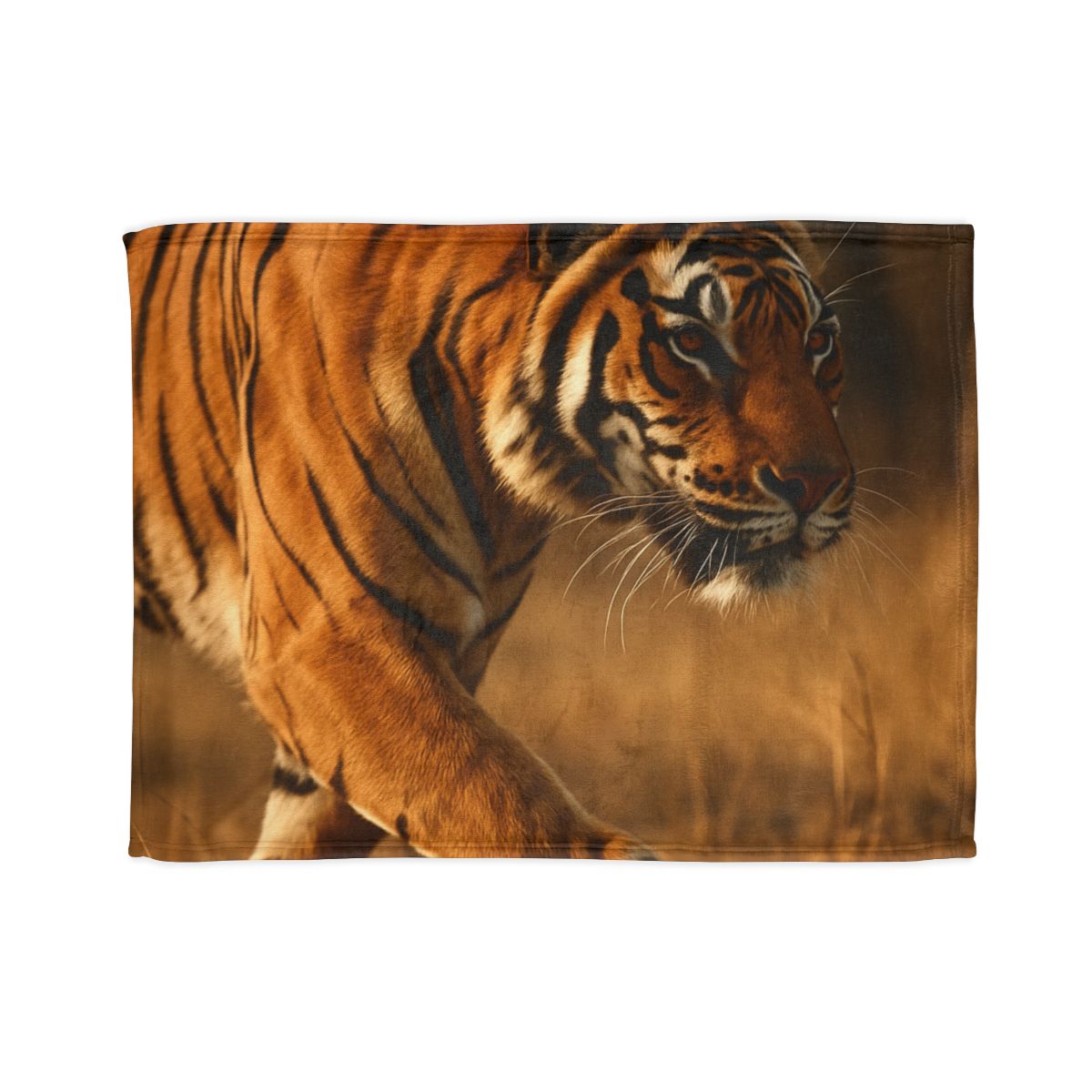 Forest Stalker Bengal Tiger designer printed blankets