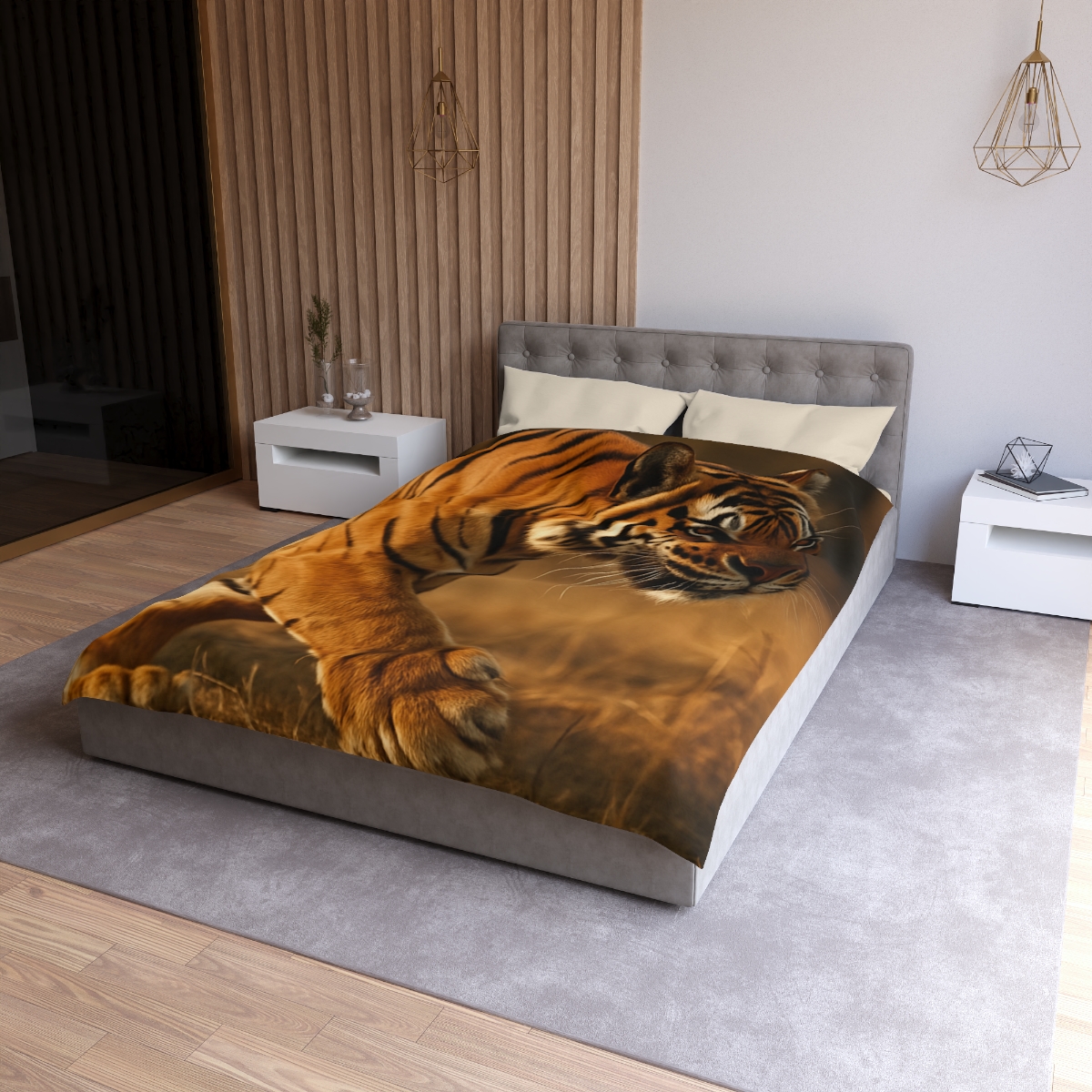 Forest Stalker Bengal Tiger duvets for gifts