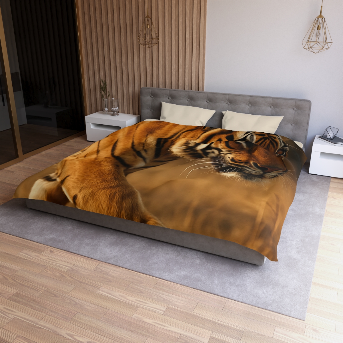 Forest Stalker Bengal Tiger duvets for gifts