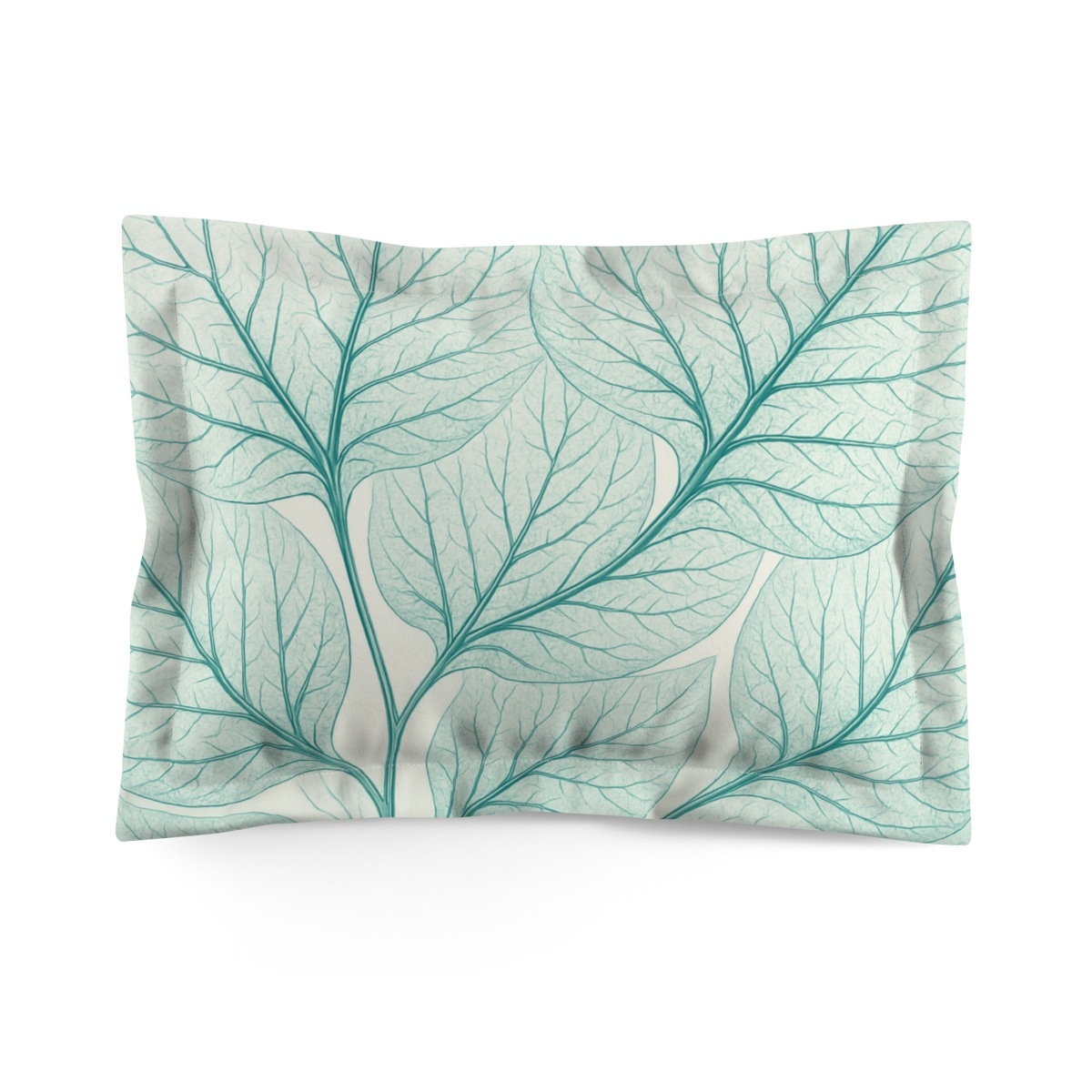 Fractal Leaf Network designer printed pillows