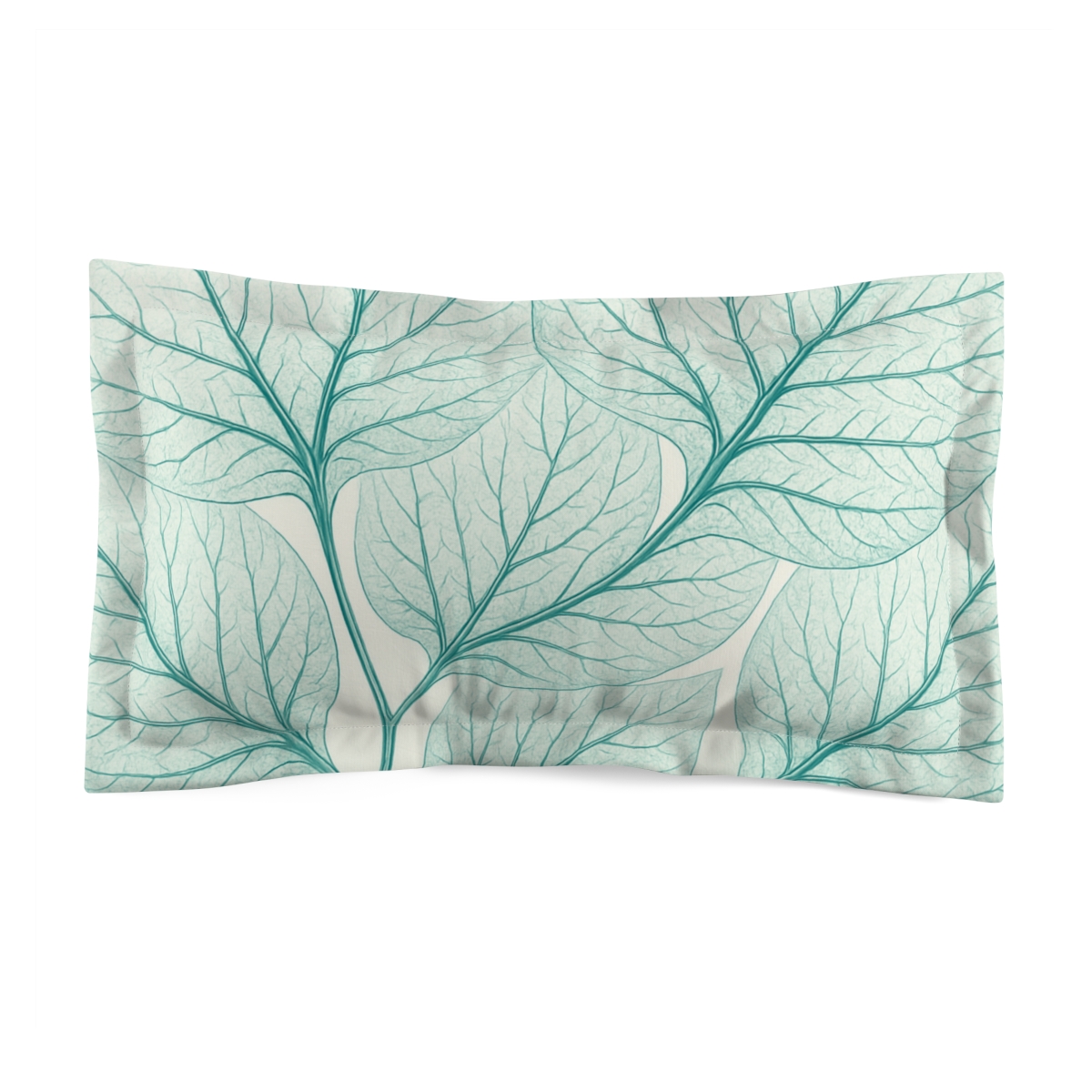 Fractal Leaf Network designer printed pillows
