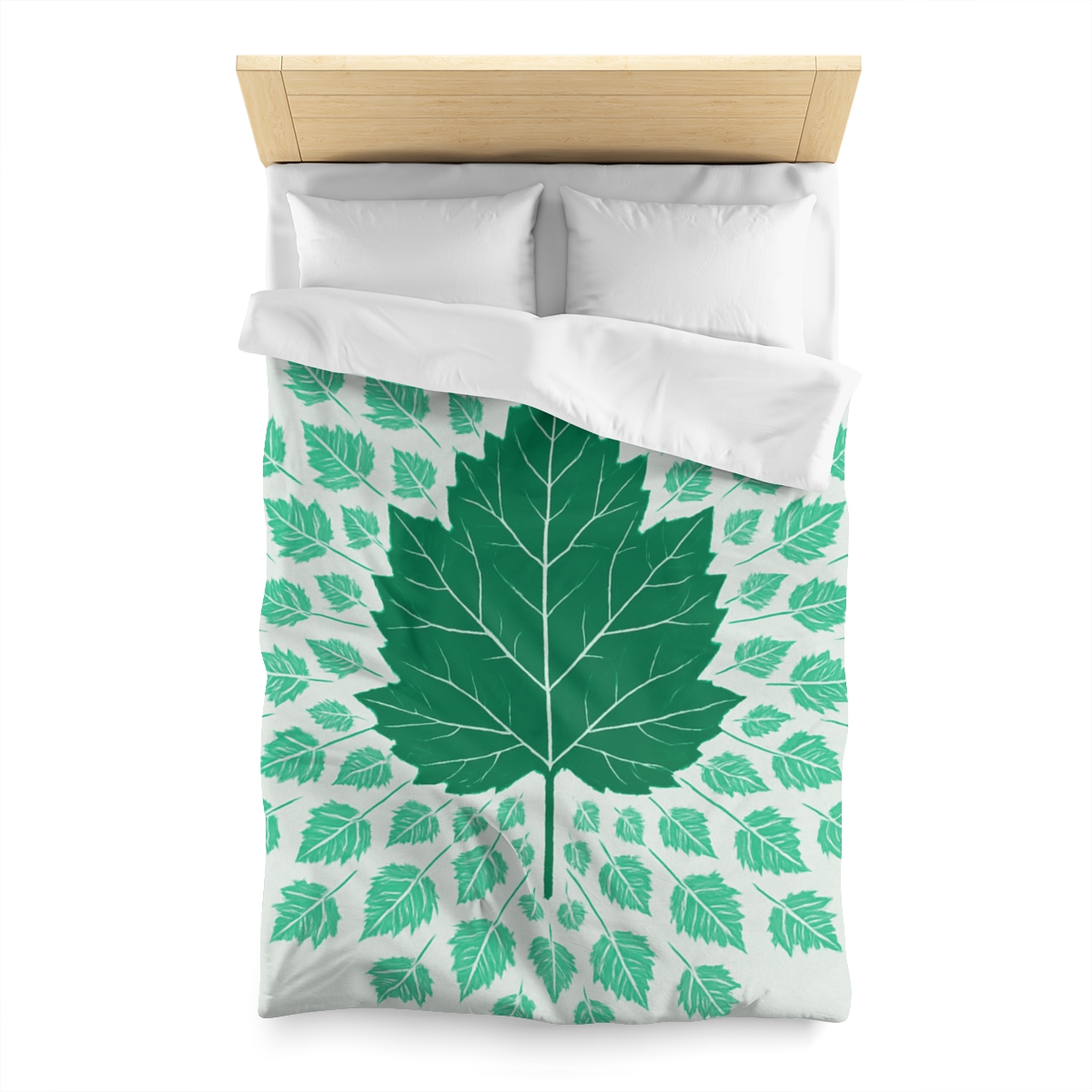 Fractal Leaf Radiance duvets for gifts