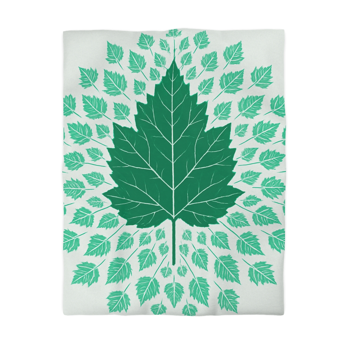 Fractal Leaf Radiance duvets for gifts
