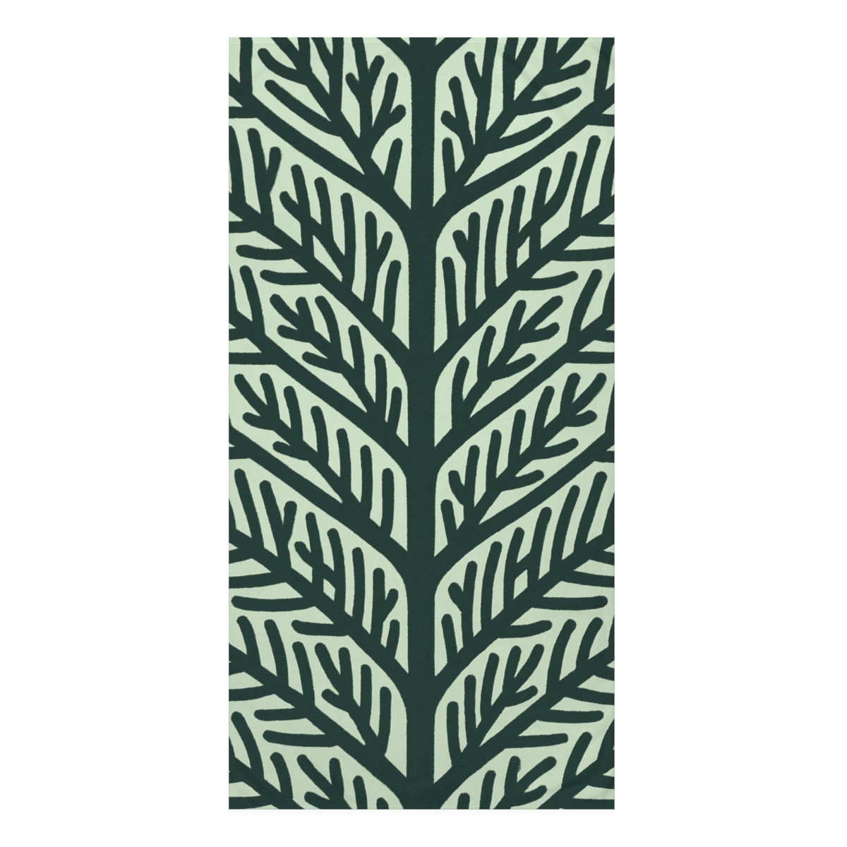 Fractal Leaf Spine custom towels