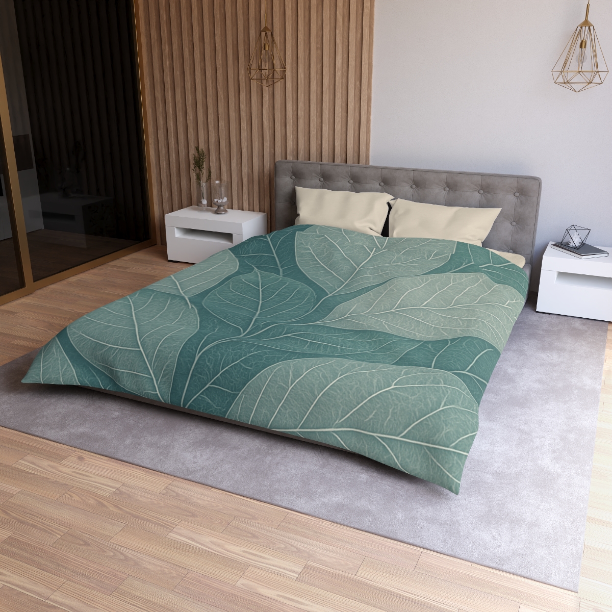 Fractal Leaf Web trendy bedroom duvets