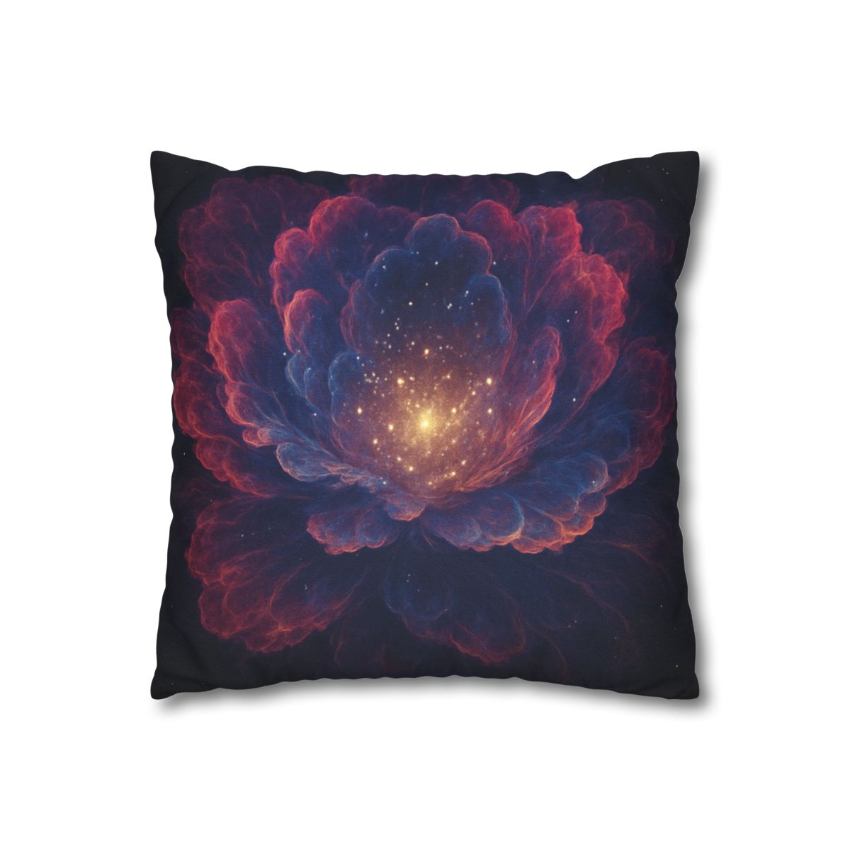 Fractal Nebula Bloom custom pillow cases