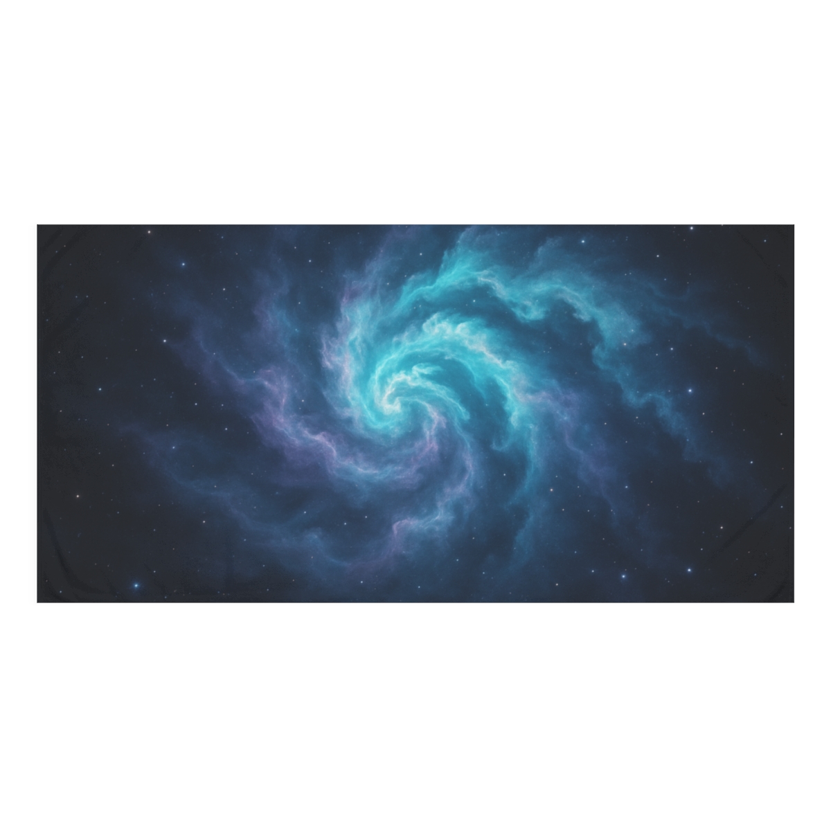 Fractal Nebula Bloom decorative home towels