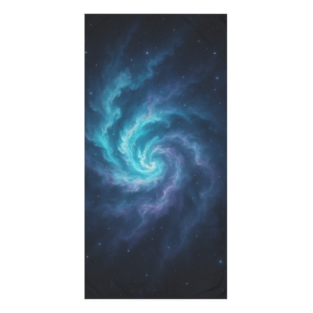 Fractal Nebula Bloom decorative home towels